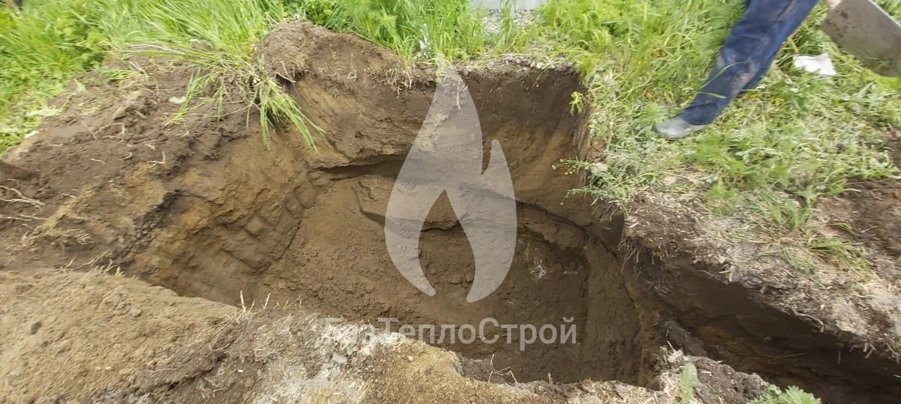 Изображение ямы для монтажа септика